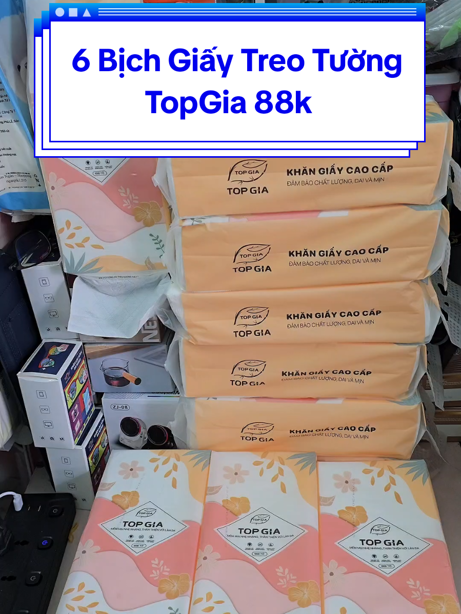 Combo 6 Bịch Giấy Treo Tường TopGia Tiểu Hạ Nha Cả Nhà Ơi #kimnganshopping #giaytreotuong #giaytreotuongtienloi #giaytreotuongtopgia #khangiay 