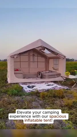 10'x 8' Inflatable Camping Tent,4 Season Blow up Tents  #campinggear #campingessentials #campinggadgets #campingtents #campingmusthave #campingwithkids #campingtools #playtent #campingbed #campingequipment