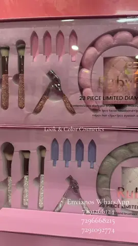 Set de brochas venta de mayoreo .Somos Look & Color Cosmetics #lookcolorcosmetics #mayoreocdmx #fyt #viral #enviosnacionales 
