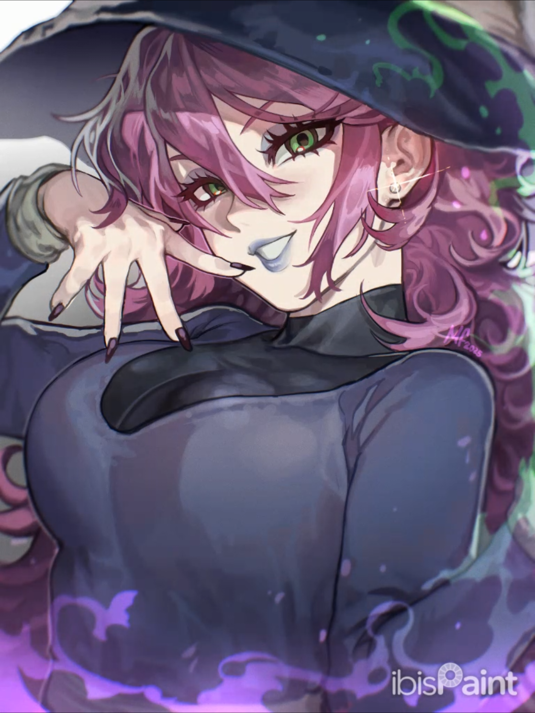 drawing for a art contest for robux🌬 #original #speedpaint #ibispaintx #digitalart #timelapse #art #robux #artcontest #witch 