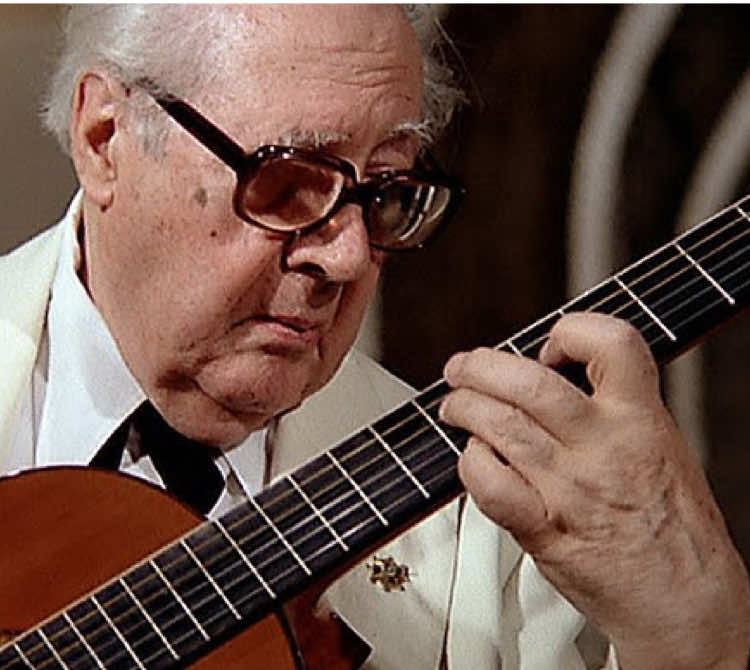 Master Andrea Segovia playing the iconic 'Leyenda' (Asturias) by Isaac Albeniz   ✨ Pure guitar magic that takes you on a timeless journey!  #ClassicalGuitar #Segovia #Leyenda #guitar #History 