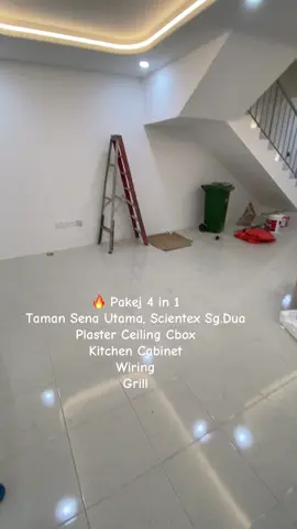 📍Taman Sena Utama, Scientex Sg.Dua.. Berminat Wasabi 0124996718 #decorumah #scientexsungaidua #renovation #plasterceiling #fyppppppppppppppppppppppp 