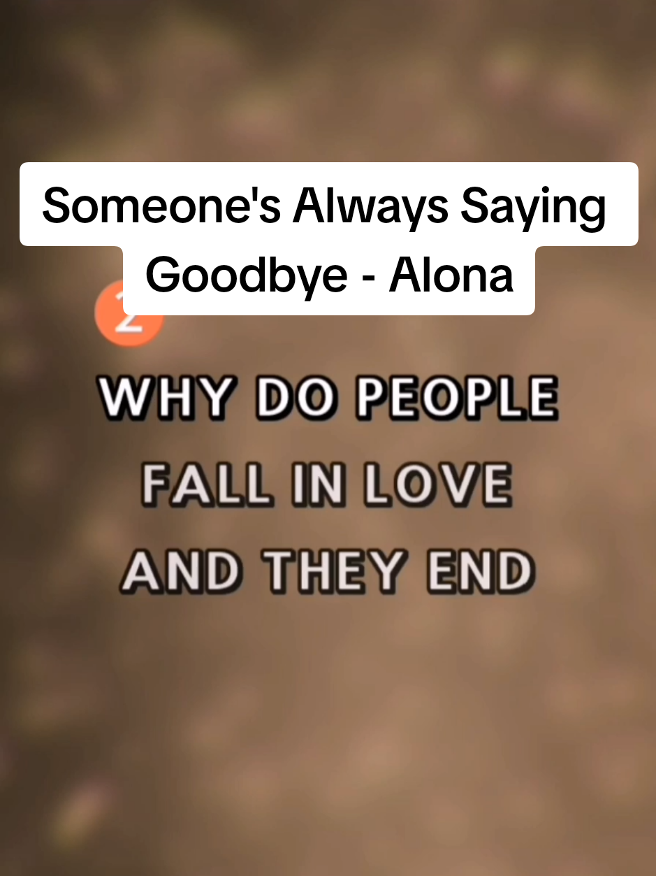 Someone's Always Saying Goodbye by Alona #karaoketime #fyppppppppppppppppppppppp  #viral  #kantahansatiktok #tiktokfun