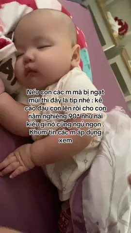 T áp dụng rồi và noá ngủ nhé cac m #mevabe #embe#chamcon 