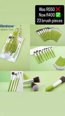 23 pieces of brushes - R400#makeupproducts #nigerianmakeupproducts #nigerianmakeupbrands #affordablemakeupsouthafrica #nigerianproducts 