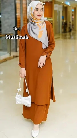 Suit Bella Blouse labuh dan kain #setmuslimah #promo #sale #fyp #fashionhijab 