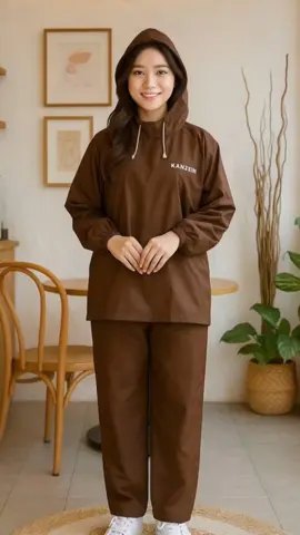 Promo jas hujan model hoodie