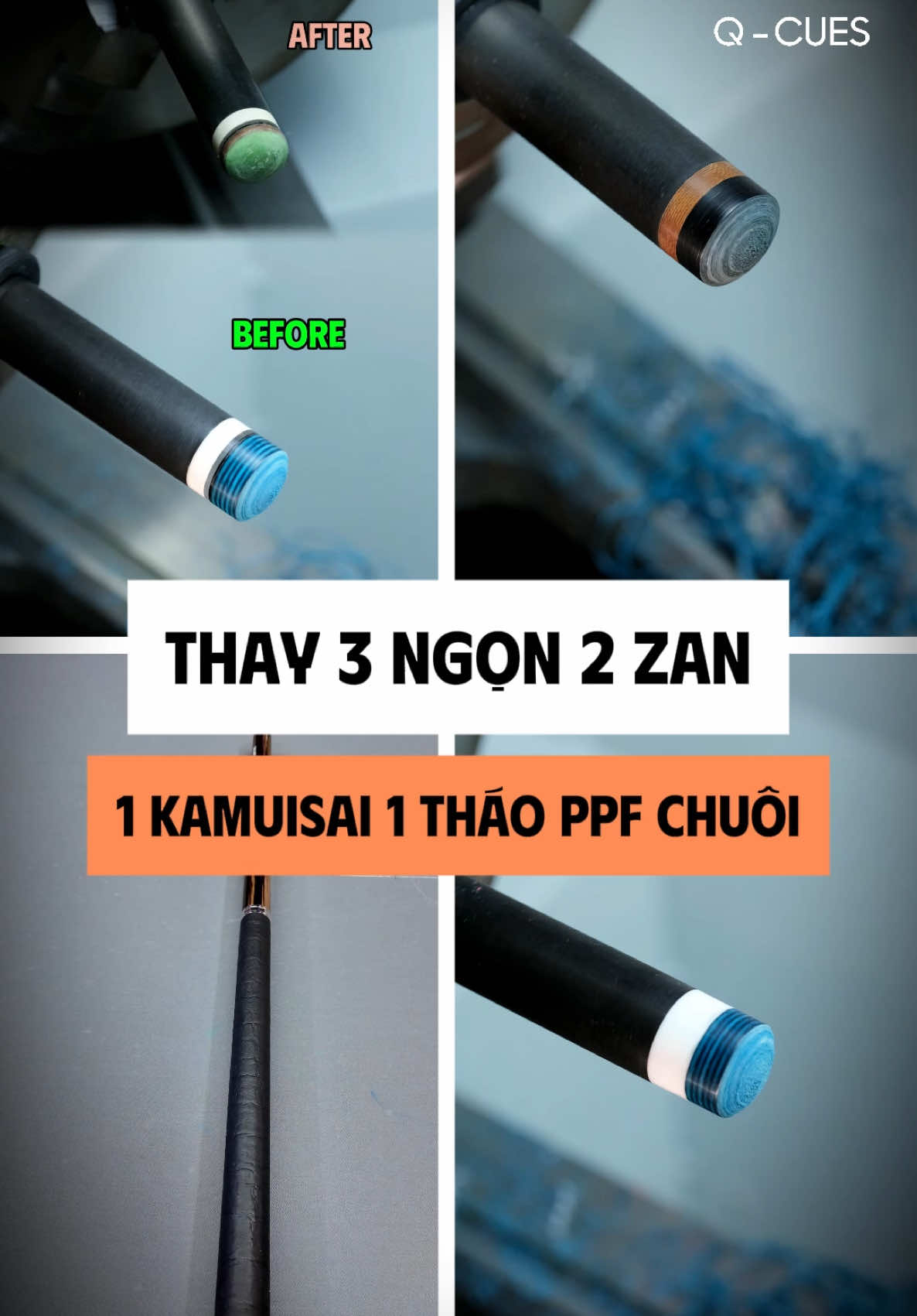 Hướng tới sự hoàn hảo trong từ dịch vụ cho anh em tại QCues #QCues #Suachuabida #boxbilliards 