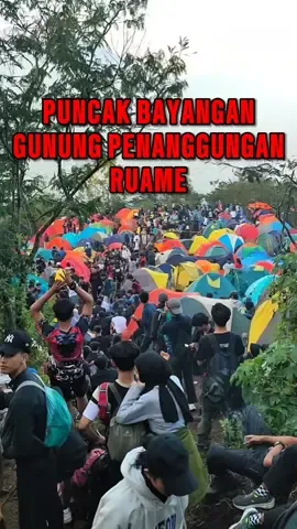Puncak bayangan gunung penanggungan pagi hari ruame #penanggungan #gunungpenanggungan #pendakijawatimur #gunungjawatimur #pendaki 