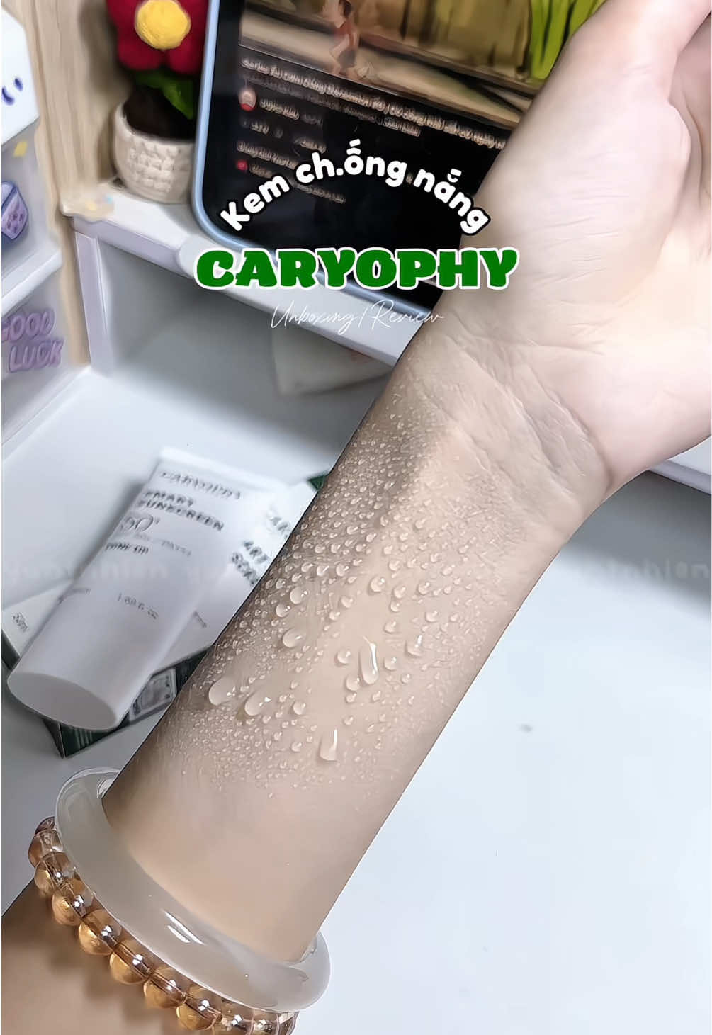 Trả lời @_minank24 Nữ hoàngg kem chống nắngg💯💫🍃#kemchongnang #caryophy #vzone #xuhuong #viral 