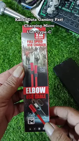 Kabel Data Gaming Kabel Data L Fast Charging Micro Usb+Type-C#kabeldatamurah #kabeldatagaming #kabeldatafastcharging 