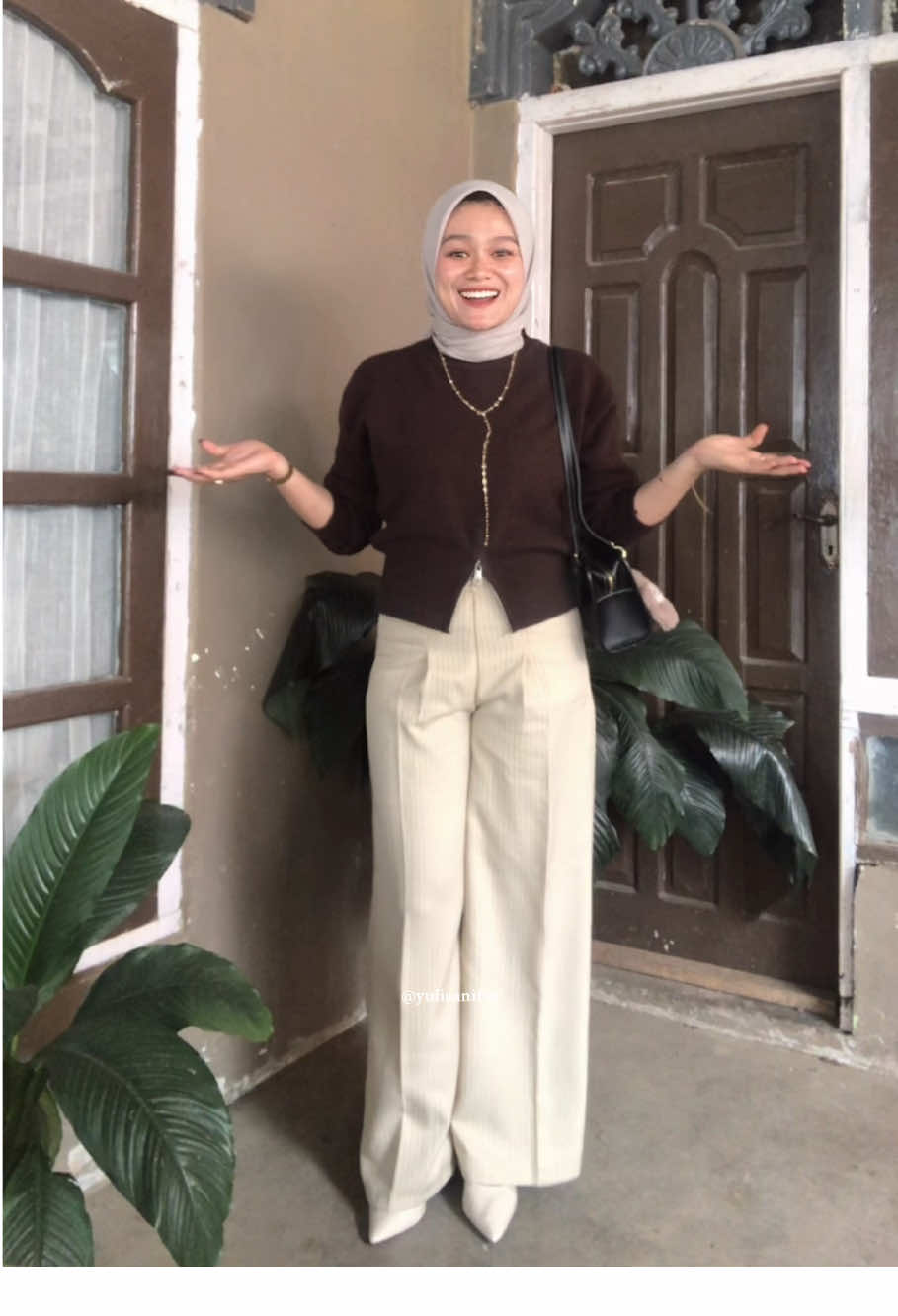 warna ivory #fitinspo #outfitoftheday #outfitideas 