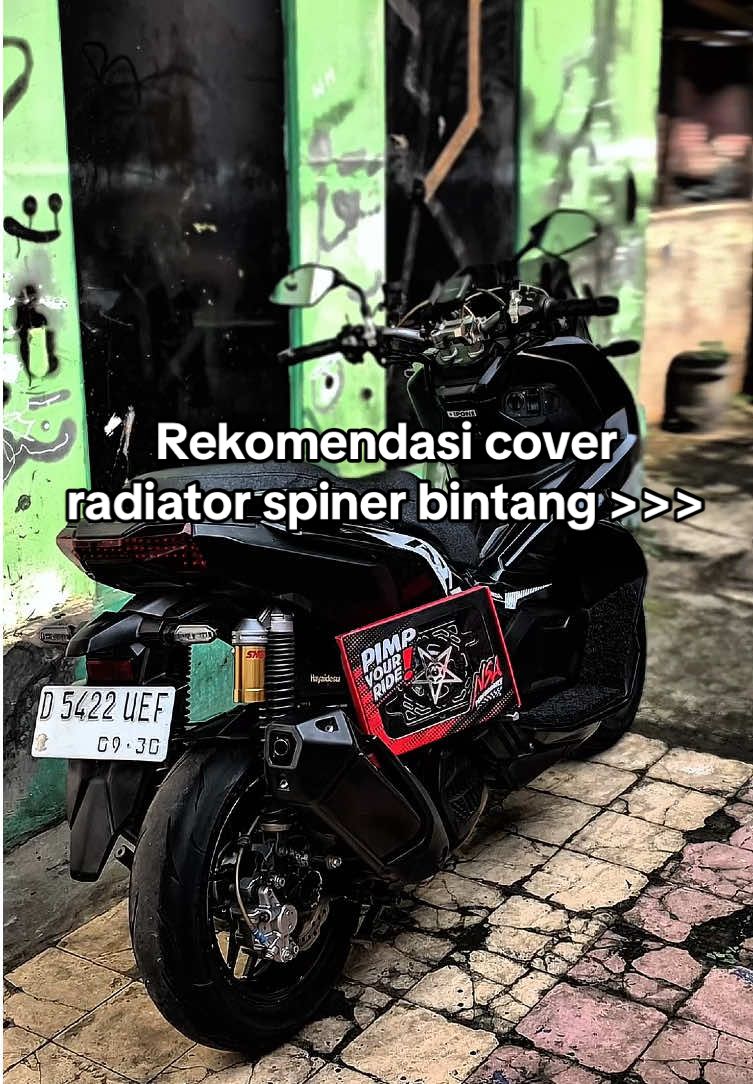 Ganteng ga harus mahal weh, pake ini udah nambah ganteng 💯👻 #adv150proper #ownersidalah #advnyetel #nsaperformance #coverradiatorspinner 
