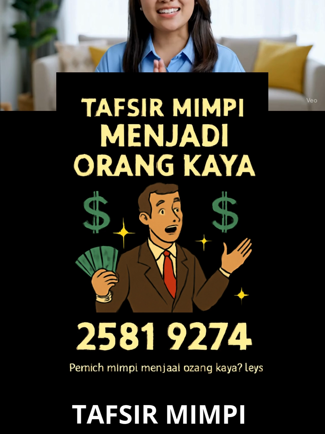 Di video ini, kita akan membahas tafsir mimpi menjadi orang kaya menurut berbagai pandangan psikologi dan budaya. Apa maknanya menurut kamu? Yuk, simak dan bagikan pengalaman kamu di kolom komentar! Jangan lupa follow untuk tafsir mimpi lainnya!#TafsirMimpi #Mimpi #fypage