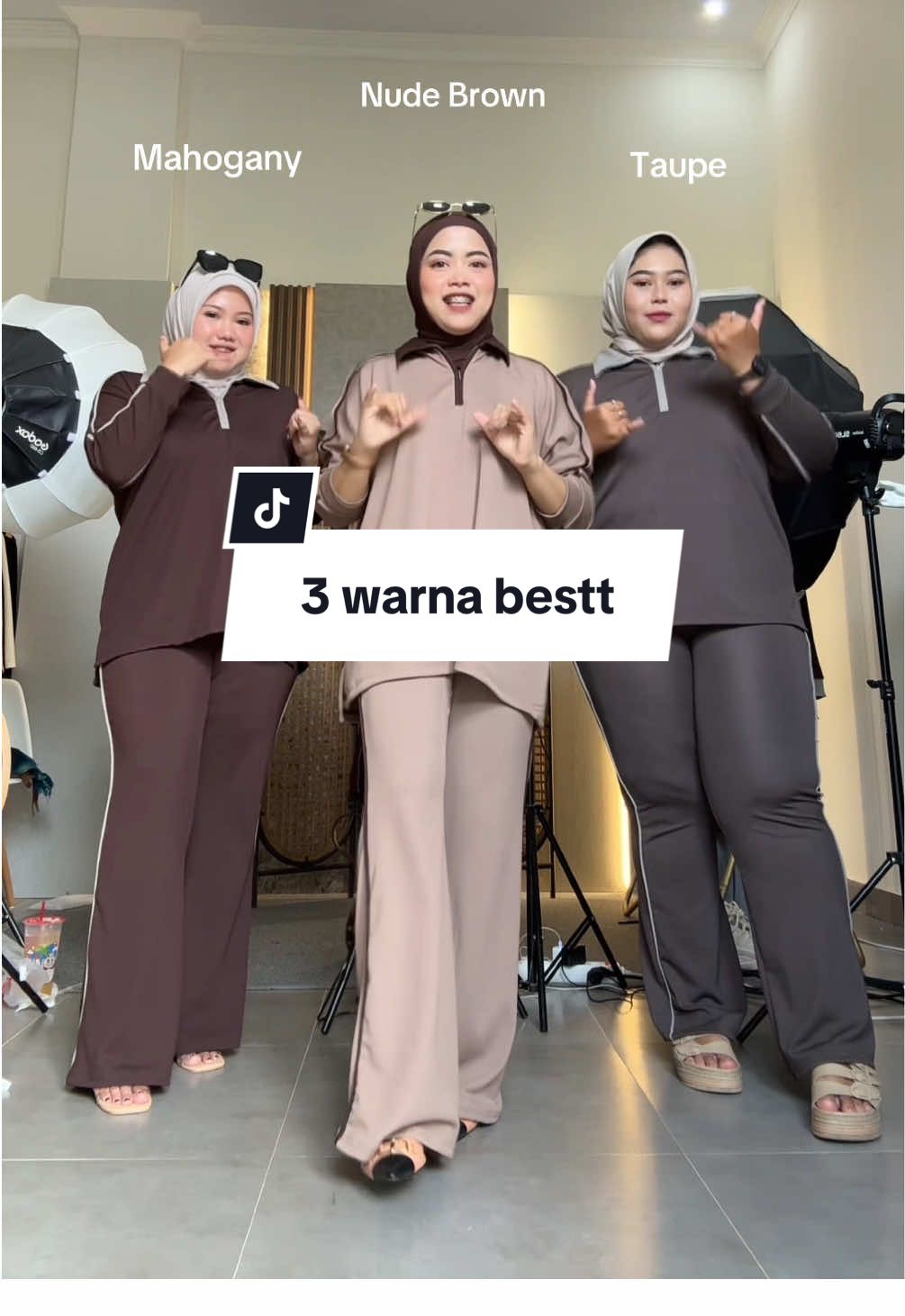 Warna besttt nih cocok untuk kulit sawo mateng dan kuning langsat 😍 #setcel #busuifriendly #viral 