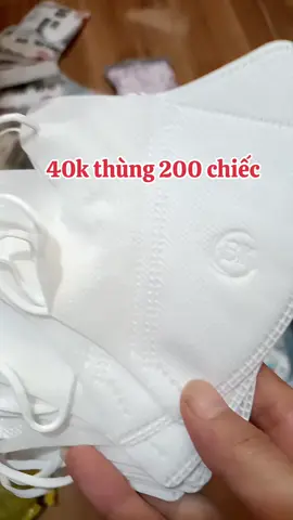 săn lẻ kẻo hết thùng khẩu trang 200 chiếc 40k#xuhuongtiktok #khautrang #khautrang5d 