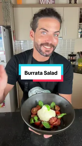 Burrata with Cherry Tomatoes, Basil & Balsamic | Italian Heaven on a Plate 🇮🇹✨ Creamy burrata, juicy cherry tomatoes, fragrant basil, and a drizzle of balsamic glaze — this is one of those dishes where simplicity is pure perfection. Fresh, light, and indulgent at the same time. Serve it as an entrée, side, or even the star of your table with some crusty bread. What You’ll Need: 	•	1 fresh burrata 	•	5–6 cherry tomatoes 	•	Fresh basil leaves 	•	Balsamic glaze 	•	Olive oil 	•	Salt flakes Instructions: Place burrata in the center of your plate. Halve the cherry tomatoes and arrange them around the burrata. Add basil leaves, drizzle with olive oil, and sprinkle with salt flakes. Finish with a generous touch of balsamic glaze and enjoy heaven on a plate. Full recipe and more Italian delights 👉 www.cookingwithtucci.com #cookingwithtucci #burrata #italiandishes #italianappetizer #freshitalian      