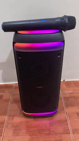 GTS-2088 , 8 Inches Portable Wireless Bluetooth Speaker With RGB Lights, Free Wireless microphone 🎤 #wireless #karaoke 