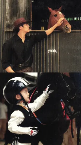 Like father,like son!🏅🐎🤠 #mingyu #babyian #seventeen #xyzbca #fyp 