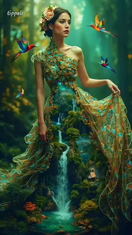 [ Symphony of Earth and Elegance ]  #fypシ゚viral #ai #fantasyart #hailuo #surreal  @Hailuo AI (MiniMax) 