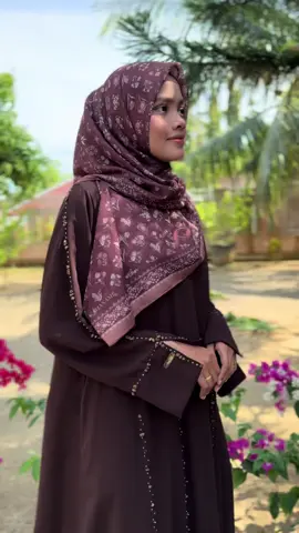 Abaya Hajira mahogani 😍😍😍#abaya #abayastyle 