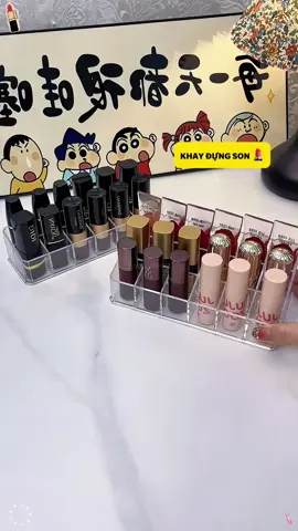 Khay đựng son trong suốt bằng nhựa mika 24 ô #khaydungson24o #khaydungson #khaydungsontrongsuot #dogiadungtienich #lalap1995 