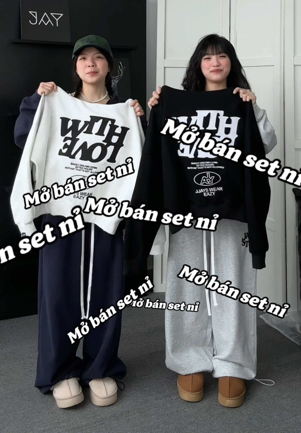 Tụi mình có hẹn săn set nỉ WITH LOVE vào lúc 00h ngày 16/9 nhó cả nhà ơiiii ✨✨ #jaystoree #setni2da #dealmoban #newarrivals #fypシ゚ 