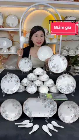 Bộ Bát Bạch Thiên Hương 28 chi tiết, thiết kế sang trọng, bát đĩa thắp hương, hoạ tiết hoa văn sang trọng , màu sắc nhã nhặn #hangxinhtuoi 