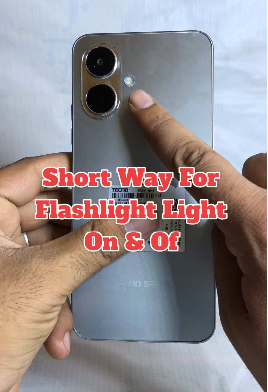 Hidden Setting Short Way For Flashlight On ✅🫵 #Phonehacks #tutorials #Androidtips #smartphonetricks 