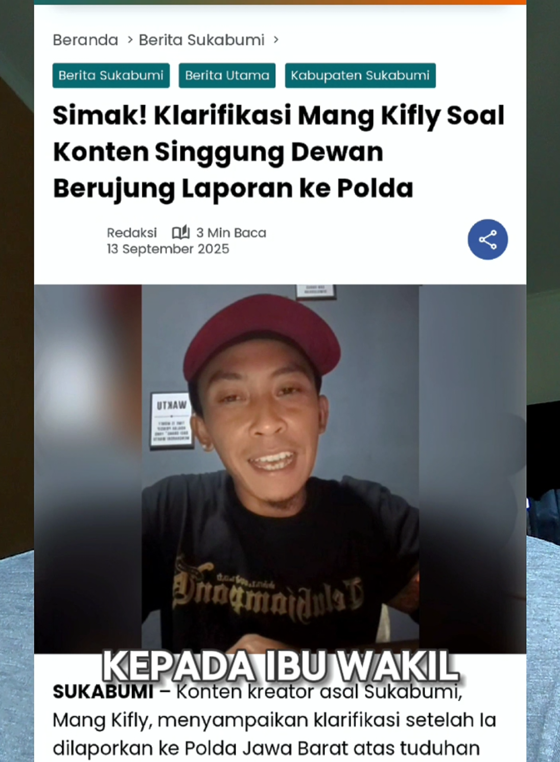 rakyat tempatnya salah, hati tempatnya iman #saverakyat #savemangkifly #keadilan #dpr #wakilrakyat @mangkifly @dpr_ri 