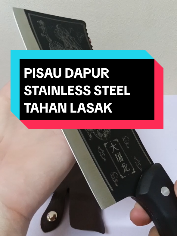 Fuhhhhh ada pisau ni kat dapur,lagi mudah nak potong daging ,potong ayam 😁😁 Tajam pulak tu , pisau pun anti karat 😍😍 #pisaujepun #pisaustainlesssteel #pisaustainless #pisaudapur 