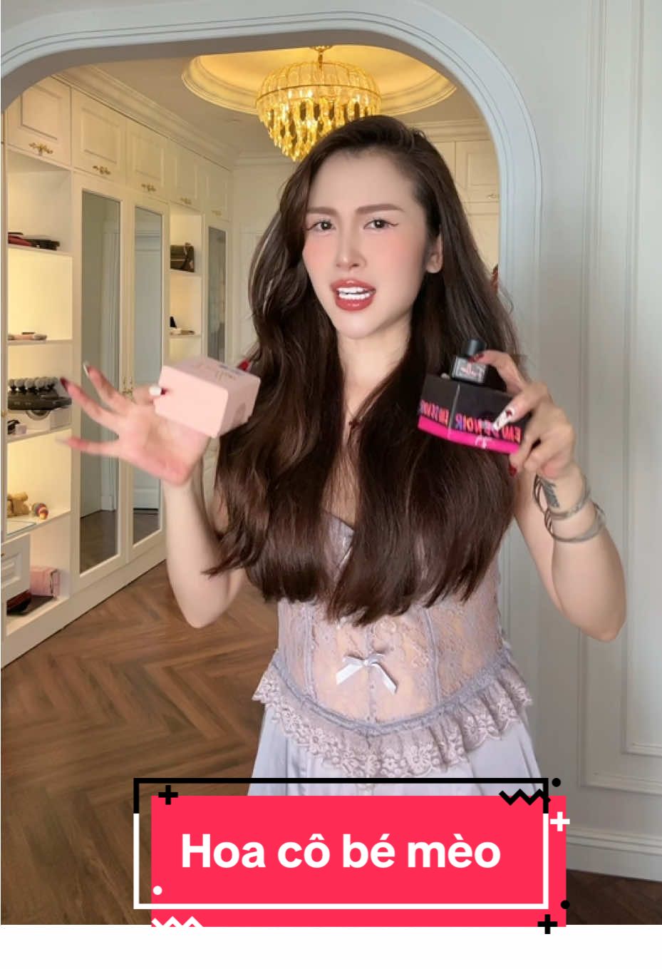 Hoa cô bé mèo giúp cho chúng mình lúc nào cũng thơm tho suốt cả ngày#makeup #xuhuong #luyenlonglanh 