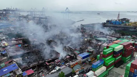 Happyland Aroma Tondo Manila Muling Nasunog! - September 13, 2025 Saturday Night Brgy 105 Philippines Drone Shot  #fyp #tondo #manila #viral #sunog