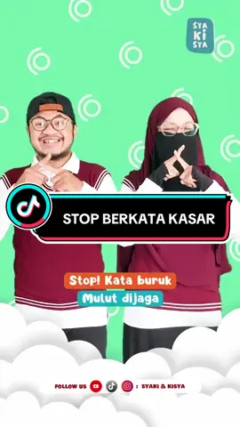 ✋🏻Vokal & Lirik : Syaki Kisya Stop kata kasar Stop kata kotor Stop kata buruk Mulut dijaga Allah tak suka Allah membenci Malaikat mencatat Jangan buat sedih Jangan buat nangis Jangan buat luka Terhadap sesama YaAllah jadikan lidahku berdzikir Berkata yang baik✅ #laguanak #edukasianak #stop #nobullying #videolebihpanjang 