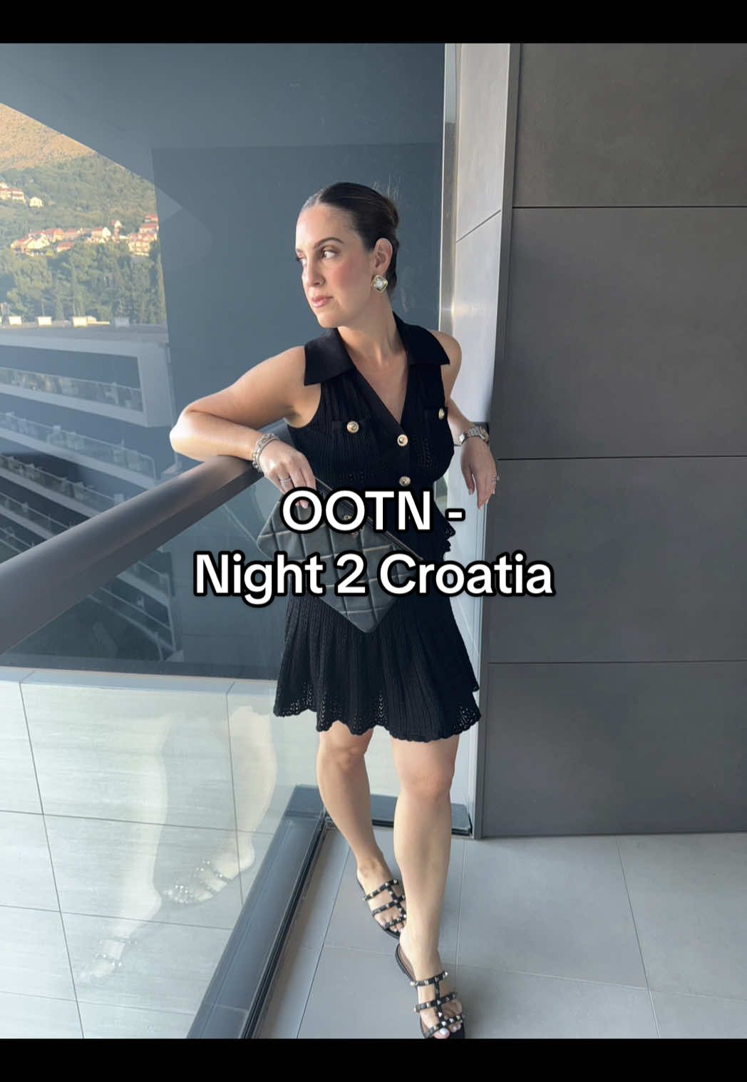 OOTN - night 2 in Croatia @MrSelfPortrait @Valentino  #ootn #OOTD #selfportrait #holidayfits #holidayinspo 