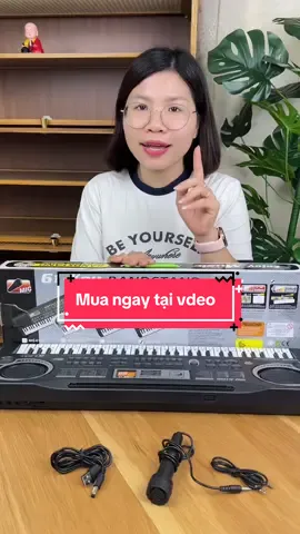 Trả lời @Binh Nguyen Đàn piano 61 phím thông minh cho bé, tặng micro, tem nốt nhạc, hướng dẫn đánh đàn #hangxinhtuoi 