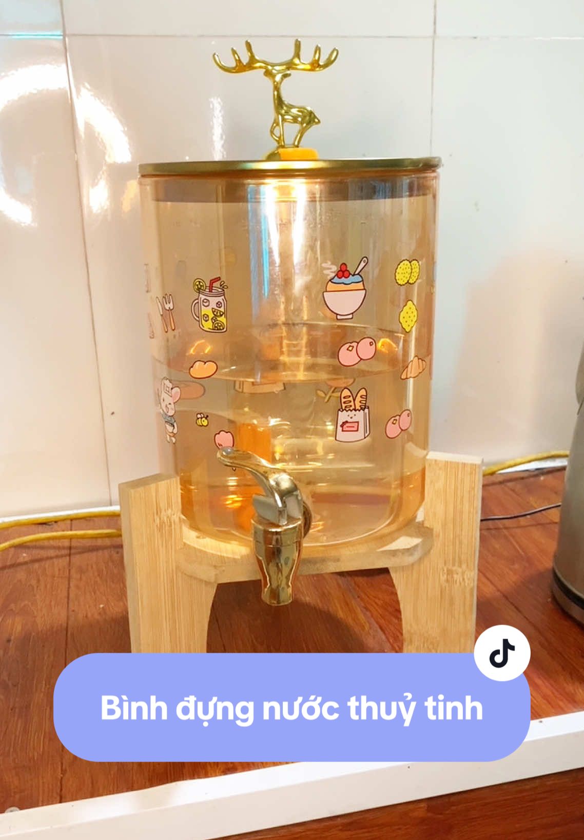 Bình thuỷ tinh cao cấp chịu nhiệt. Có thể đựng nước,rượu,ngâm các loại quả#binhdungnuoc #binhthuytinh #doisong #sanphamxuhuong #sanphamtot 