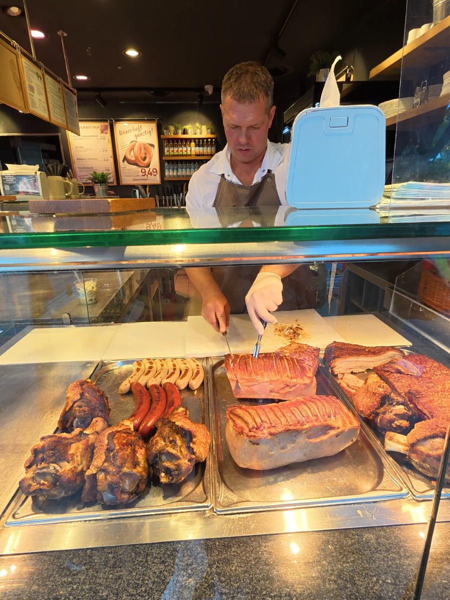 Leberkase sandwich in Bavaria 🇩🇪 #germanfood #Foodie #europe 
