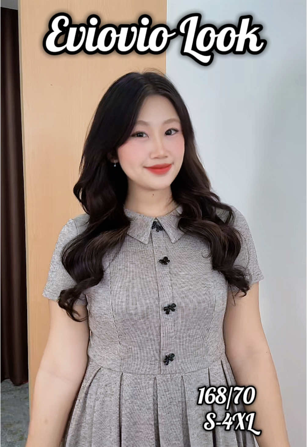 เดรสคอปกเข้่าใหม่ สวยมาก ผ้าดีมากก 🧺👜🧸🧁✨ #เสื้อผ้าสาวพลัสไซส์ #เดรสสาวอวบ #ชุดใส่ทํางาน #เสื้อผ้าแฟชั่น #ชุดสาวอวบ #OOTD #เดรสน่ารักๆ #แฟชั่นสาวอวบ #เสื้อผ้าสาวอวบ 