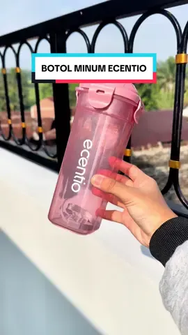 Botol minum aesthetic transparan @ecentio Official Shop 😍🫶🏻 #fyp #modalkontendoang #botolminum #botolminumecentio #botolminumviral 