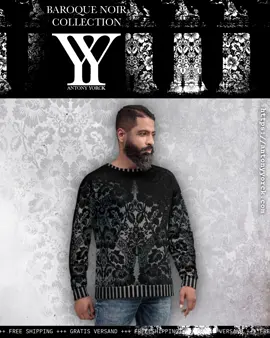 🖤⚜️🖤 Baroque Noir Collection 🖤⚜️🖤 by Antony Yorck: Luxus trifft Urban. Kontraste und Freiheit in jedem Piece. 10% Rabatt mit Abo. Explore: https://antonyyorck.com #Aesthetic #Streetwear #AntonyYorck #LuxuryStreetwear #UrbanFashion             