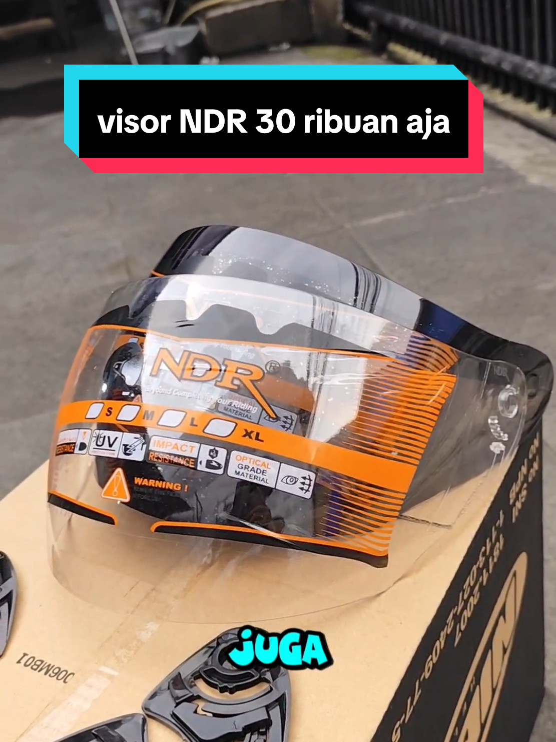 visor NDR 30 ribuan aja guyss😍😍#visorkyt #kacahelm #kacahelmkyt #kacahelmink #visorndr 
