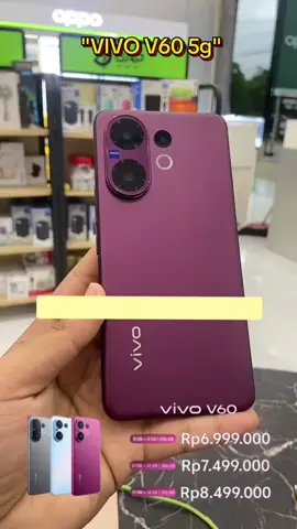 Resmi hadir di Indonesia! #vivo60 hadir untuk menemani momen musik festiva kamu dengan  📷 10x Zoom ZEISS Telephoto ~ pertama di V Series ⚡ Snapdragon 7 Gen 4 ~ pertama di Indonesia 🔋 6500mAh+90W FlashCharge Harga mulai 6.999 juta rupiah, sudah mulai pre-order diseluruh toko vivo terdekat!  #CaptureV60 #vivoV60 #ZEISSPortrait #UpCloseFromAfar 