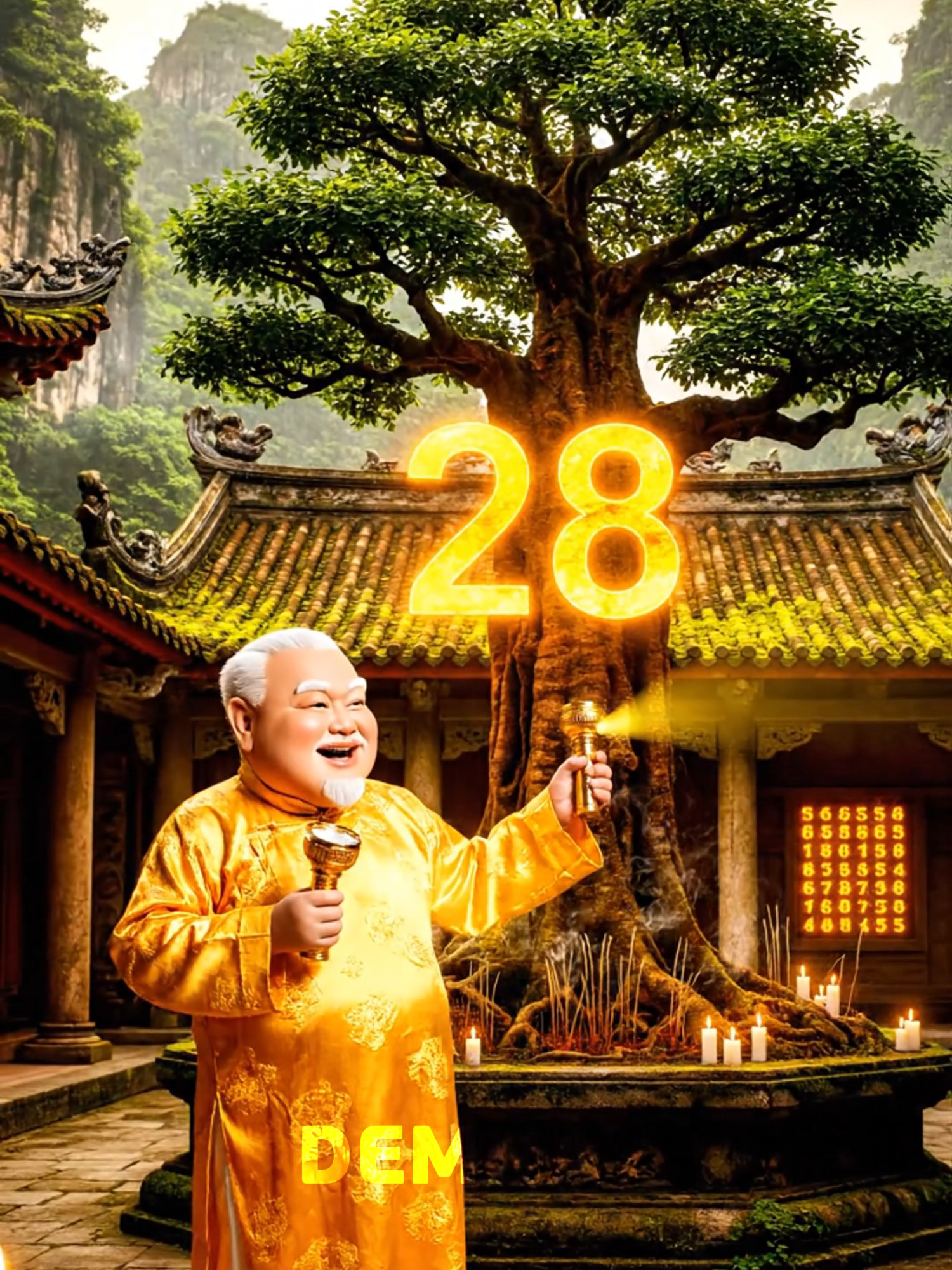 Cho số đầu tuần may mắn nhé các con! 🍀💰🌟🪙💴⭐🥰 #choso #MB #veo3 #ai #mayman #demnay