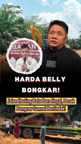 HB tegas! Tolak jalan houling ilegal PT ALR 🚨 #hardabelly  #StopHoulingIlegal #SumselTegas #hermanderu  #aktivisbersuara 