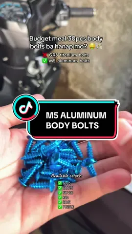 30Pcs M5 Aluminum Motorcycle Screw Colorful Decoration Screws Motorbike Bicycle Self-Tapping Screws Motorcycle Decoration Accessories. #bodybolts #motorcycleaccessories #motorcyclelife #fyp #trending