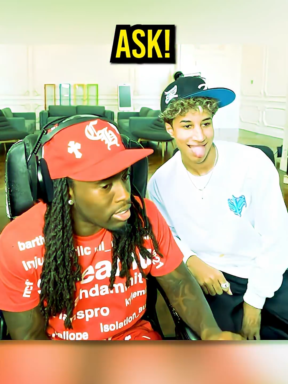 Kai Cenat Pressed Tota For Grabbing His Food WIthout Asking! 😭💀 #kaicenat #fyp #mafiathon #tota 