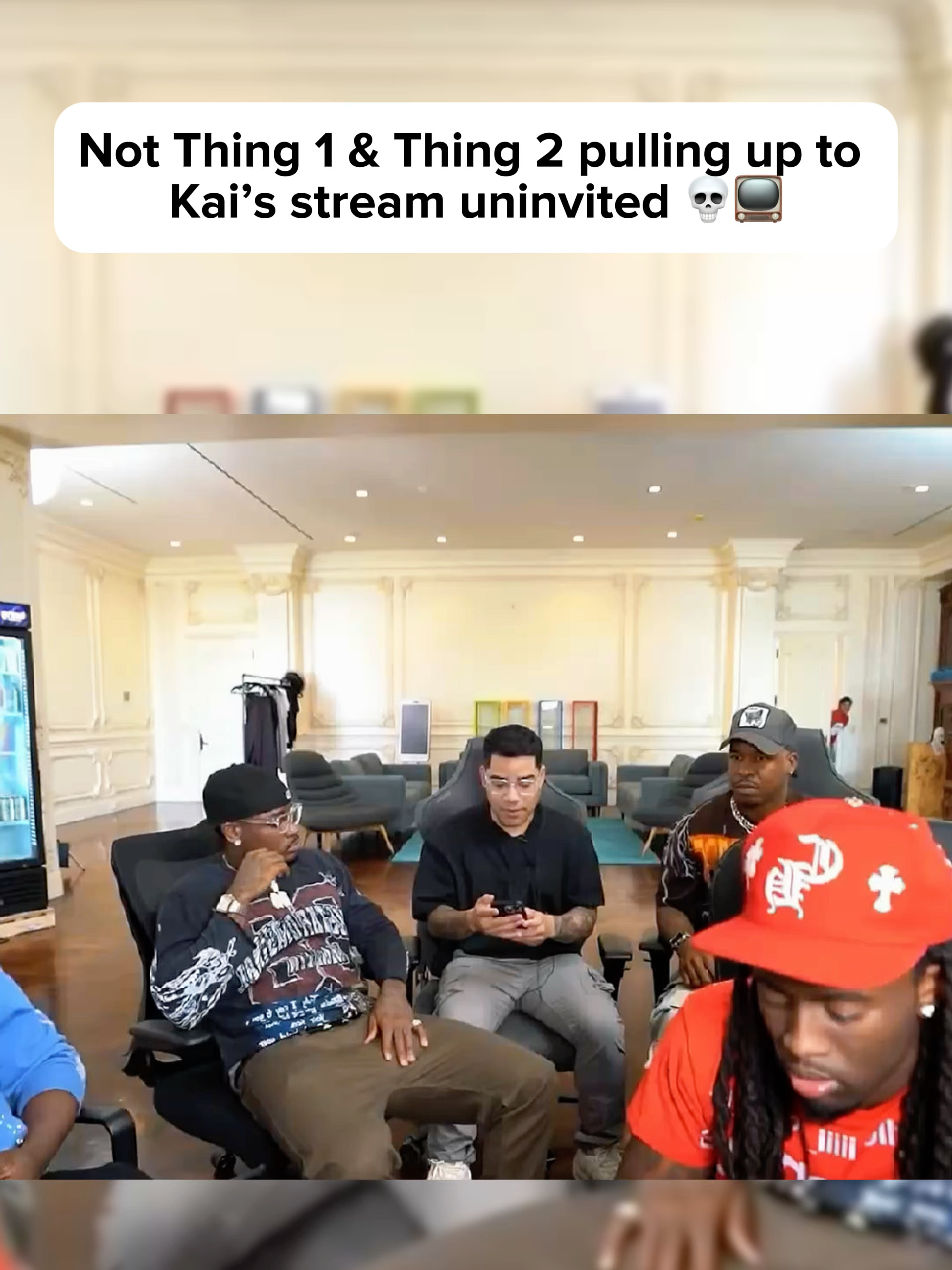 Not Thing 1 & Thing 2 pulling up to Kai’s stream uninvited 💀📺 #kai #thing1thing2