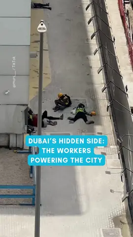 Dubai’s true backbone isn’t made of steel, it’s made of people 🙌🏻 🎥: @murs___ / TikTok #gulfmoments #dubai #uae