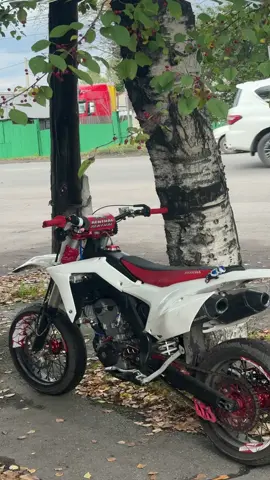 валилово на заднем в тгк@stuntOlegZMT (ссылка в профиле)#honda #supermoto #motard #мото #rek 